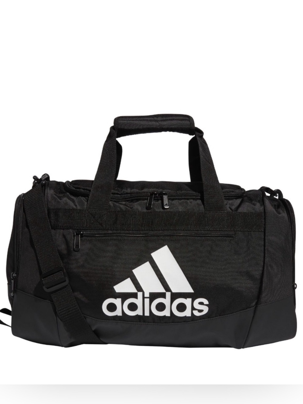 NEW Adidas Black Duffel Bag for Gym Sports Travel School - Small